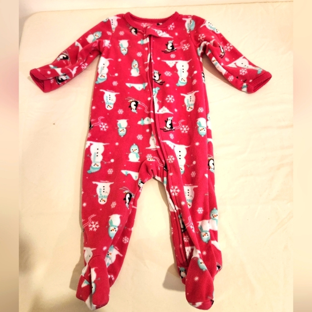 Baby Winter Zip-Up Fleece Sleep & Play Pajamas